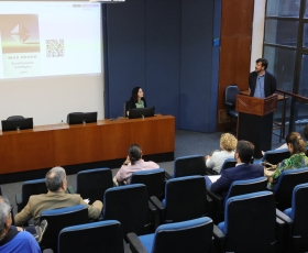 Encontro do Serviço Alemão de Intercâmbio Acadêmico com os ex-bolsistas do DF. 31/10/2025 Foto: Beto Monteiro/Ascom UnB